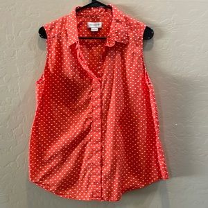 Sleeveless summer top